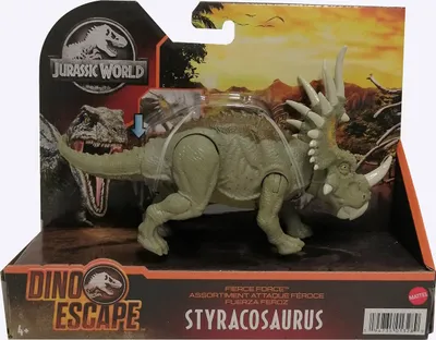 Zdjęcie produktu dla Mattel HCL87 Jurassic World Fierce Force Styracosaurus