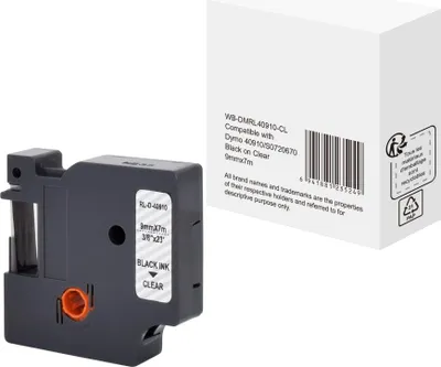 Produktbild von Schriftband wie Dymo S0720670 9mmx7m sw auf tr