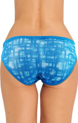 Produktbild von 20X  LOOBOO (L)  Damenslip CUBE BLAU Größe XXS / XS 26-28