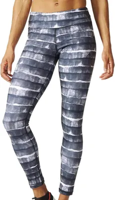Produktbild von adidas Damen Leggings Basics Long Tights, Schwarz/Weiβ, 2XS, 4055343985046