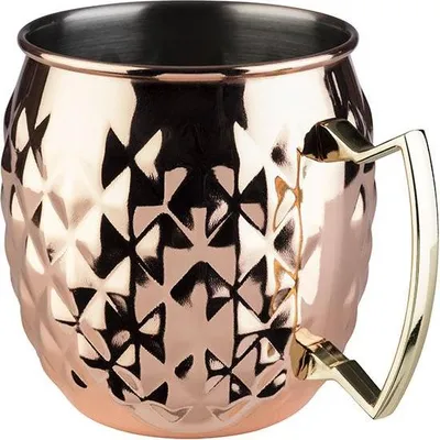 Produktbild von APS 93332 Becher MOSCOW MULE, Edelstahl, 500 ml, Ø 9,5 cm, Höhe 10 cm, Kupfer-Look
