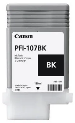 Obrázek produktu pro Canon PFI-107BK, Černá, Inkoust na pigmentové bázi, 1 kusů