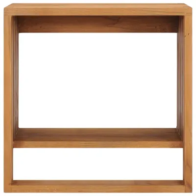 Produktbild von "SALE 2026" Handtuchregal zur Wandmontage 35×20×35 cm Teak Massivholz - Badregale DE4962901