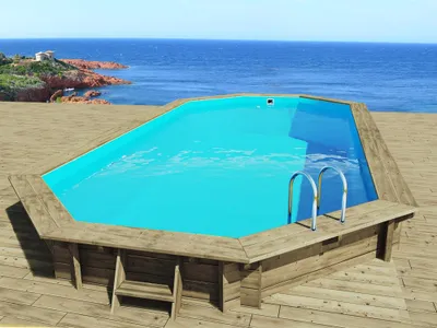 Produktbild von Holzpool "Ibiza 145" - 8,57 x 4,57 x 1,45 m