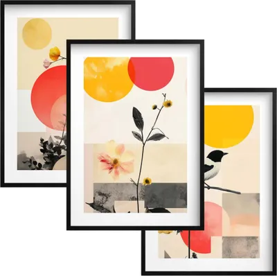 Image de Images colorées Poster pour le mur Décoration murale pour le salon Bureau