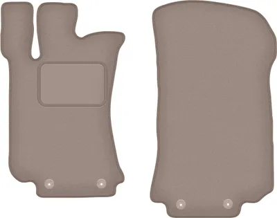 Image de Tapis de sol en velours pour Mercedes R251 / V251 7 places (2005-2013) - tapis de sol avant LUX beige (2 pièces)