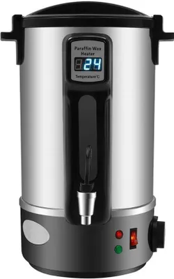 Obrázok produktu pre Elektrický tavný kotol Wax Smeltkroes – 1100 W – objem 8 litrov – nerezová oceľ – regulácia teploty