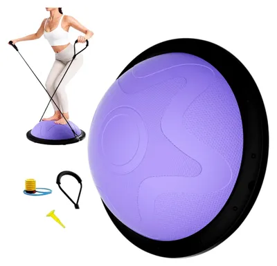 Produktbild von Halber Balanceball für das Training, Balancierbrett-Ball – geeignet für Männer, Frauen, Familien, Zuhause, Yoga, Studio und Fitness