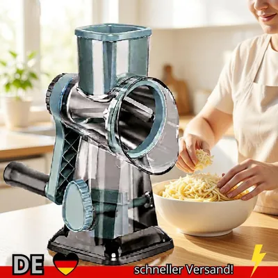 Produktbild von LMETJMA Käsereibe Gemüsehobel 3 in 1 Rotierend
