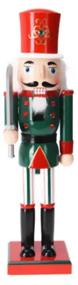 Produktbild von Nussknacker, Figur aus Kiefernholz, 38 cm