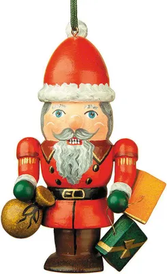 Produktbild von Hubrig Baumbehang Nussknacker Weihnachtsmann mehrfarbig 7 cm