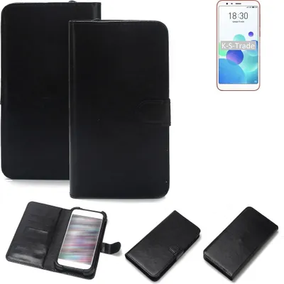 Produktbild von K-S-Trade Handyhülle Schutzhülle kompatibel mit Meizu M8c Handy Schutz Hülle Handyhülle Bumper schwarz 1x