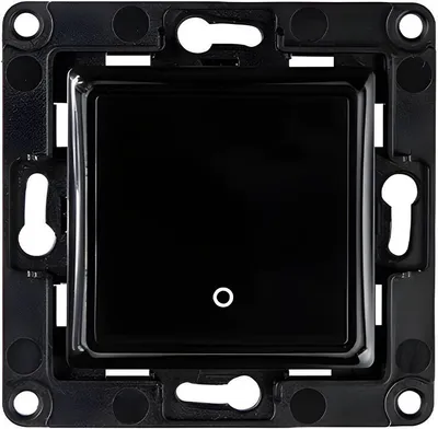 Immagine prodotto di Interruttore a parete Shelly a 1 pulsante (nero)