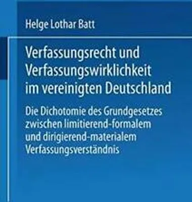 Immagine prodotto di Verfassungsrecht und Verfassungswirklichkeit im vereinigten Deutschland