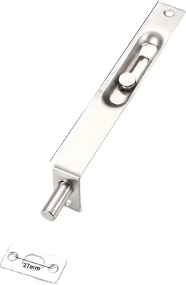 Obrázok produktu pre INF Diskrétny zámok dverí z nehrdzavejúcej ocele, šírka 18 mm 6 palcov