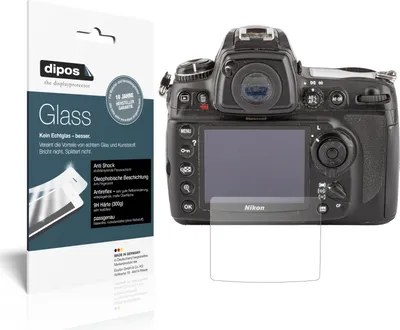 Produktbild von 2x Schutzfolie für Nikon D700 matt - Anti-Shock 9H Folie dipos Glass Kunststoffglas