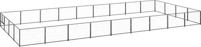 Produktbild von Hundezwinger Schwarz 36 m² Stahl