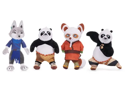 Produktbild von Kung Fu Panda 28 Cm Vendita Unitaria Soggetto Casual