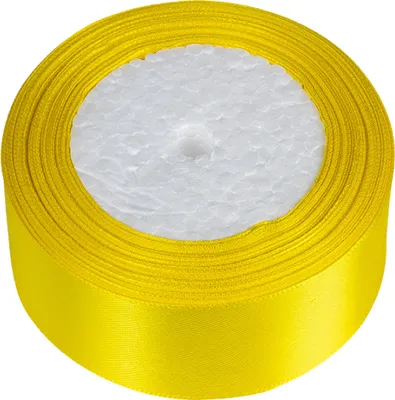 Immagine prodotto di Nastro di raso - 40 mm/ 22,5 m - Giallo