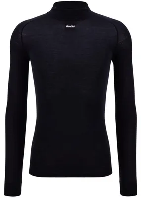 Zdjęcie produktu dla SANTINI Koszulka kolarska z dugim rkawem - LANA - Czarny XL-2XL