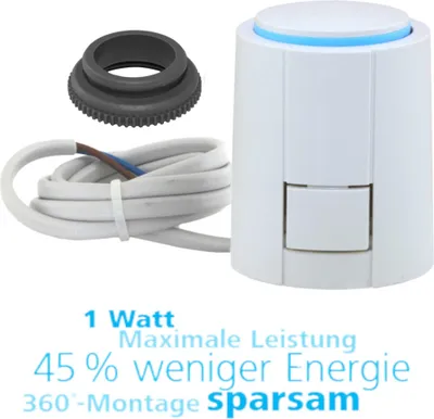 Produktbild von Thermoantrieb 24V NC mit VA50, Ersatz für Cazzaniga 24V NC