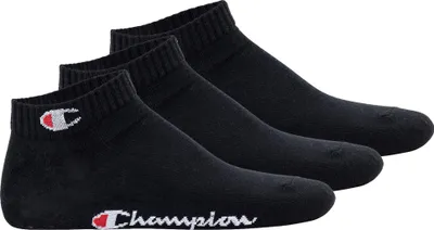 Produktbild von Champion Uni Socken, 3 Paar - Quarter Socken Basic Schwarz EU 35-38
