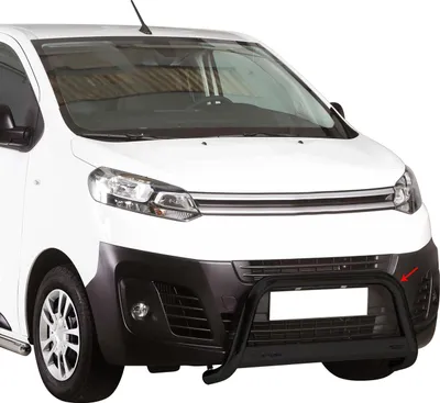 Zdjęcie produktu dla Listwa ochronna zderzaka przedniego do Citroen Jumpy 2016-2025 ø63mm stalowa czarna