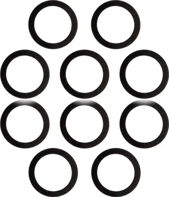 Produktbild von tecuro Gummidichtung 1 1/2 Zoll (38 x 44 x 3,00 mm) für Überwurfmuttern (10 Stück)