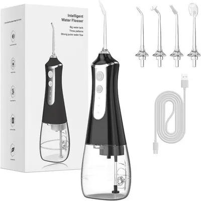 Productafbeelding van Draadloze mondspoelapparaat met een waterreservoir van 300 ml en 3 standen