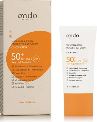 Produktbild von Ondo Beauty 36.5 CHOK-CHOK Ceramides & Cica Protective Sun Cream 50 ml