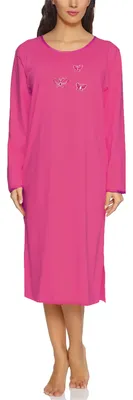 Image de Chemise de nuit à manches longues pour femmes Merry Style 91LW1 (Amaranth (manches longues), 38 (taille fabricant : M))