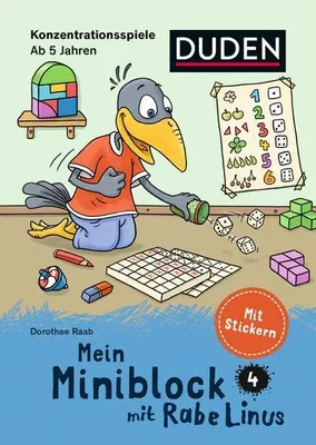 Image de Mein Miniblock mit Rabe Linus - Konzentrationsspiele