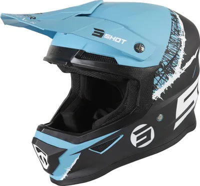 Produktbild von Shot Furious Storm Motocross Helm, schwarz/blau, XL (61/62)