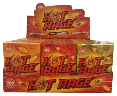 Produktbild von Zed Candy Hot Rage Mix 24er Pack 1000g – Würzige Süßigkeiten-Mischung