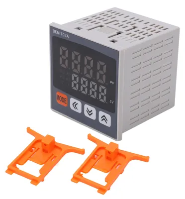 Immagine prodotto di Termostato digitale PID, regolatore di temperatura intelligente con uscita relè da 100–240 V AC (BEM-TC7A-14RV)