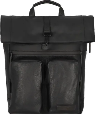 Produktbild von Jost STOCKHOLM Kurierrucksack mit Fronttasche - schwarz