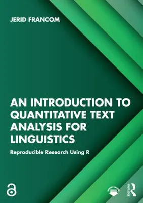 Obrázek produktu pro An Introduction to Quantitative Text Analysis for Linguistics