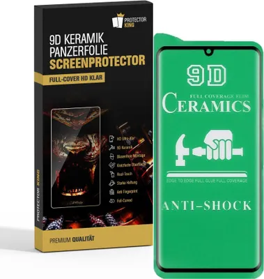 Produktbild von 4x Panzerfolie für Xiaomi Redmi Note 10 KERAMIK FULL-COVER Panzerfolie Displayschutz Panzerschutz Schutzfolie Displayfolie Folie ANTI-SHOK ANTI-BRUCH-ANTI-STOß