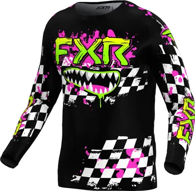 Obrázek produktu pro FXR Clutch 2025 Youth Motocross Jersey, černá/zelená/bílá, XL