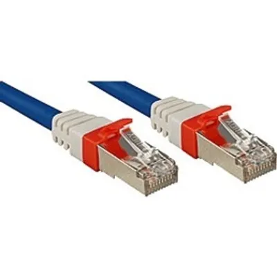 Produktbild von Lindy 45372, 0,3 m, Cat6a, S/FTP (S-STP), RJ-45, RJ-45, Blau