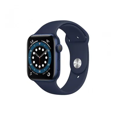 Produktbild von APPLE Watch Series 6 44mm Blaues Aluminium Blaues Sportarmband M00J3NF/A