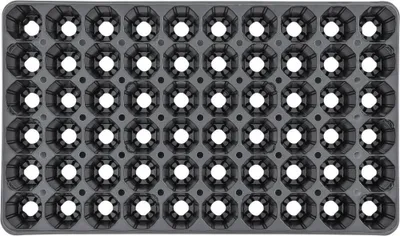 Image de SIENA GARDEN Plaque à pots 310x530 mm avec 60 pots Ø 4,7 cm perforés