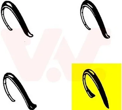 Produktbild von VAN WEZEL Radlauf Verbreiterung Kotflügel für VW GOLF II (19E, 1G1)