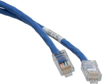 Zdjęcie produktu dla Panduit NetKey, kabel sieciowy Cat6, 1m, niebieski U/UTP (UTP)