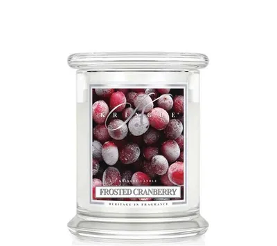 Zdjęcie produktu dla Świeca zapachowa Kringle Candle Jar Medium Frosted Cranberry