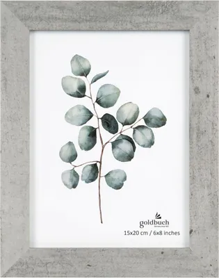 Produktbild von Goldbuch Beton, Einzelbilderrahmen, MDF-Platten, Grau, Tisch, 15 x 20 cm, Rechteckig
