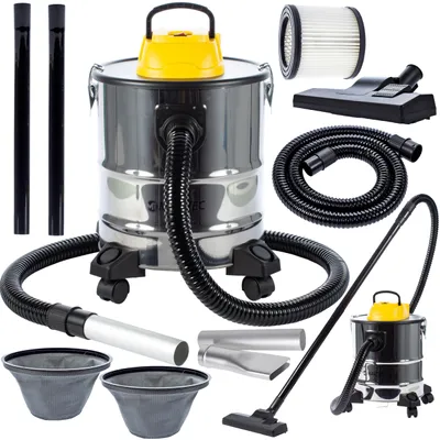 Produktbild von Industriestaubsauger 20 Liter Kaminsauger Aschesauger 2000W MalTec Nass & Trocken  für die Reinigung im Innen- Außenbereich für Backofen Kamin