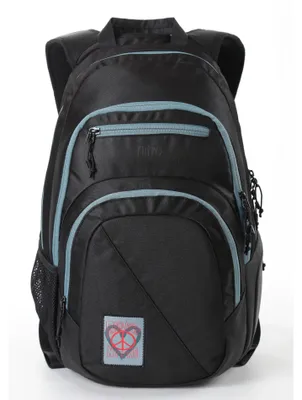 Obrázok produktu pre NITRO batoh na notebook Batoh s priehradkou na notebook Daypacker Collection Stash 29 Batoh Peace Love Nitro black