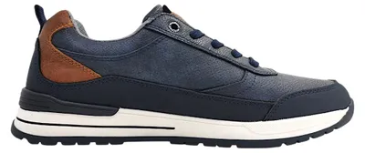 Imagen del producto de Zapatos deportivos para hombre Mustang, modelo con cordones, color azul, ideales para uso diario
