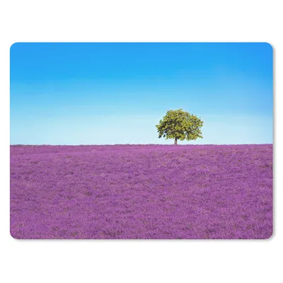 Produktbild von MuchoWow® Mauspad Mousepad Baum - Lila - Himmel - Lavendel 23x19 cm - Mousepads - Maus Mat - Pad - Mausunterlage - Schreibtischunterlage - Mauspad